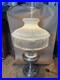Antique Aladdin Model 11 Nickel Plated Lamp W Shade & Chimney Electrified