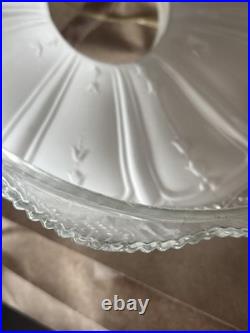 Antique Aladdin Model 11 Nickel Plated Lamp W Shade & Chimney Electrified