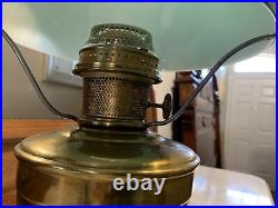 Antique Aladdin Model 12 Bronze Oil / Kerosene Lamp
