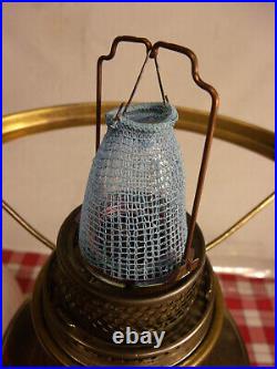 Antique Aladdin Model #12 Kerosene Lamp Nickel /Burner Ready to Fire Up