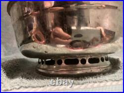 Antique Aladdin Model #12 Kerosene Lamp Pot Nickel with Burner 1928-1935 Chicago