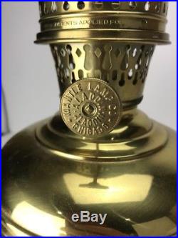Antique Aladdin Model 3 Kerosene Oil Lamp With Burner