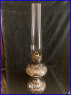 Antique Aladdin Model #6 Kerosene Nickel Lamp Base with Burner 1914-1917