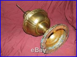 Antique Aladdin Model 7 Brass Oil Lamp Base no shade 1917 1919 Kerosene Light