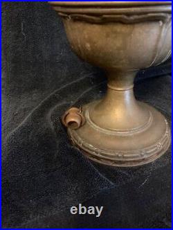 Antique Aladdin Model #7 Kerosene Lamp Ornate Bronze Base with Burner/1917-1919