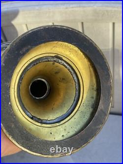 Antique Aladdin Model #7 Table Lamp With Original Blue Shade. Kerosene Oil Lamp