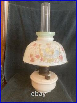 Antique Aladdin Model B Alacite Glass Lamp 1939-1941 Model B, Chicago