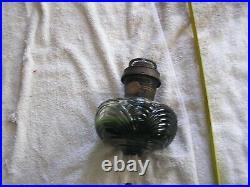 Antique Aladdin Model B Clear Pedestal Glass Kerosene Lamp Nu-Type