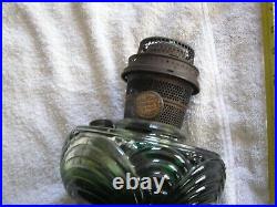 Antique Aladdin Model B Clear Pedestal Glass Kerosene Lamp Nu-Type