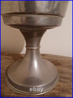 Antique Aladdin Model B Oil Lamp with Original 401 and Clear Chimney