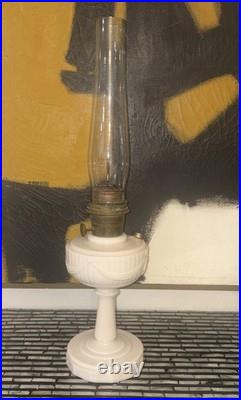 Antique Aladdin Model B Tall Lincoln Drape Alacite Oil Lamp Antique Aladdin Model B Tall Lincoln Drape Alacite Oil Lamp