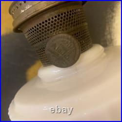 Antique Aladdin Model B Tall Lincoln Drape Alacite Oil Lamp Antique Aladdin Model B Tall Lincoln Drape Alacite Oil Lamp