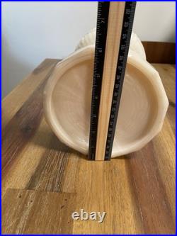 Antique Aladdin Model B Tall Lincoln Drape White Milk glass Oil Lamp Original