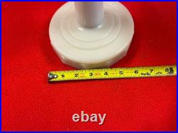 Antique Aladdin Model B Tall Lincoln Drape White Milk glass Oil Lamp Original