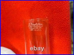 Antique Aladdin Model B Tall Lincoln Drape White Milk glass Oil Lamp Original