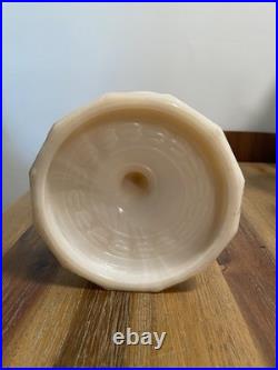 Antique Aladdin Model B Tall Lincoln Drape White Milk glass Oil Lamp Original