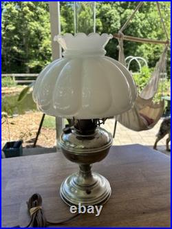 Antique Aladdin Model No 11 Nickel Lamp