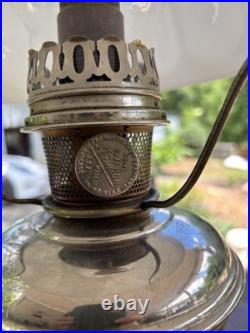 Antique Aladdin Model No 11 Nickel Lamp