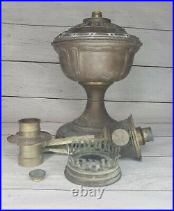 Antique Aladdin No 7 (1917-1919) 701 Satin Brass Table Lamp Base