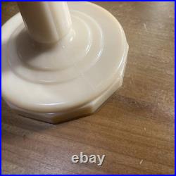 Antique Aladdin Nu-Type Model B Alacite Lincoln Drape Faint Pink Oil Lamp