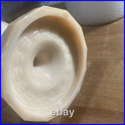 Antique Aladdin Nu-Type Model B Alacite Lincoln Drape Faint Pink Oil Lamp