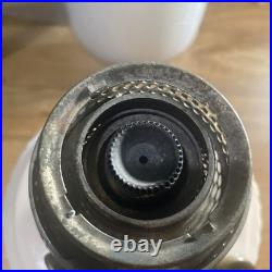 Antique Aladdin Nu-Type Model B Alacite Lincoln Drape Faint Pink Oil Lamp