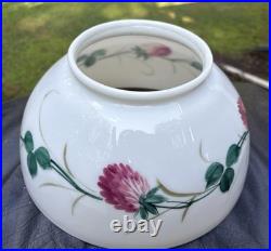 Antique Aladdin Oil Kerosene Lamp Hand Painted Glass 10 SHADE 5 Fitter