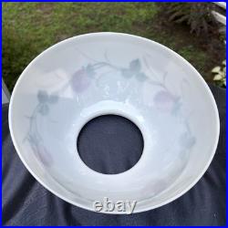 Antique Aladdin Oil Kerosene Lamp Hand Painted Glass 10 SHADE 5 Fitter