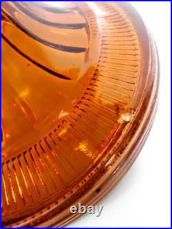 Antique Aladdin Oil Lamp Beehive Amber Glass Wick Model B