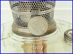 Antique Aladdin Oil Lamp Corinthian Model B Burner