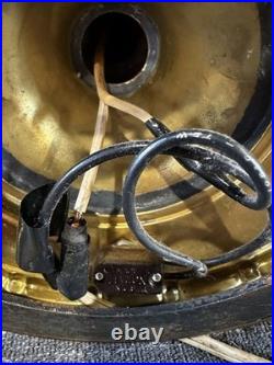 Antique Aladdin Oil Lamp Electric Conversion Brass Mantle Lamp No Shade
