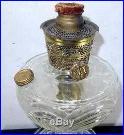 Antique Aladdin Oil Lamp Mantle Lamp Co. Kerosene Washington Drape