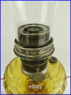 Antique Aladdin Oil Lamp Model B With Chimney Lighting Kerosene Collectible