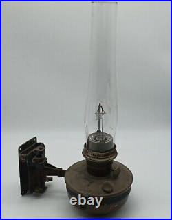 Antique Aladdin Oil Lamp, Train Passenger Car, Nu Type-B, replacment Shade C1677S