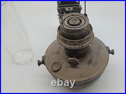 Antique Aladdin Oil Lamp, Train Passenger Car, Nu Type-B, replacment Shade C1677S