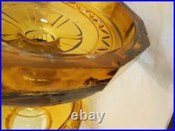 Antique Aladdin Oil Lamp Washington Drape Gorgeous Amber Color B Burner, Chimney