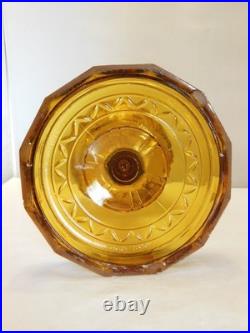 Antique Aladdin Oil Lamp Washington Drape Gorgeous Amber Color B Burner, Chimney