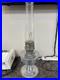 Antique Aladdin Oil Lamp, tall mantel, metal base 23.5 Tall