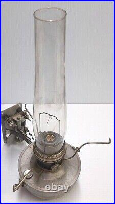 Antique Aladdin RAILROAD Lantern Train Model C Kerosene Oil Lamp Wall Bracket