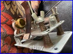 Antique Aladdin / Railway Wall Mount Caboose Kerosene Lamp Brass Wick Cleaner
