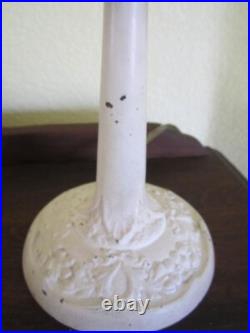 Antique Aladdin Table Lamp With Period Glass Shade Marked Aladdin Mfg