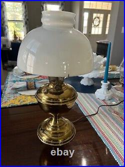 Antique Aladdin The Mantle Lamp Co 1915-16 Model 6 Chicago Brass Table Lamp 17