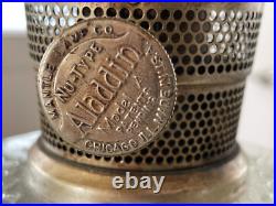 Antique Aladdin Type A kerosene lamp, circa 1933