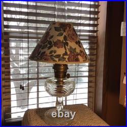 Antique Aladdin Washington Drape 24 Model B Oil Lamp Withparchment shade