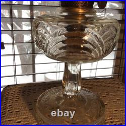 Antique Aladdin Washington Drape 24 Model B Oil Lamp Withparchment shade