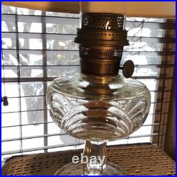 Antique Aladdin Washington Drape 24 Model B Oil Lamp Withparchment shade