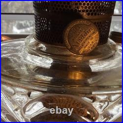 Antique Aladdin Washington Drape 24 Model B Oil Lamp Withparchment shade