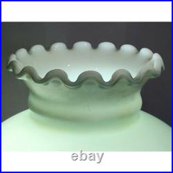 Antique Aladdin Washington Drape Clear Glass Oil Lamp NU-Type Model B Green