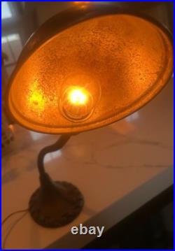 Antique Aladdin mfg gooseneck lamp