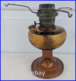 Antique Amber Aladdin Lamp
